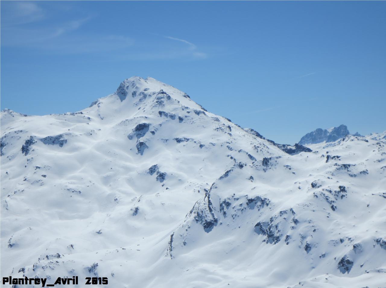 Ménuires, montagne enneigée