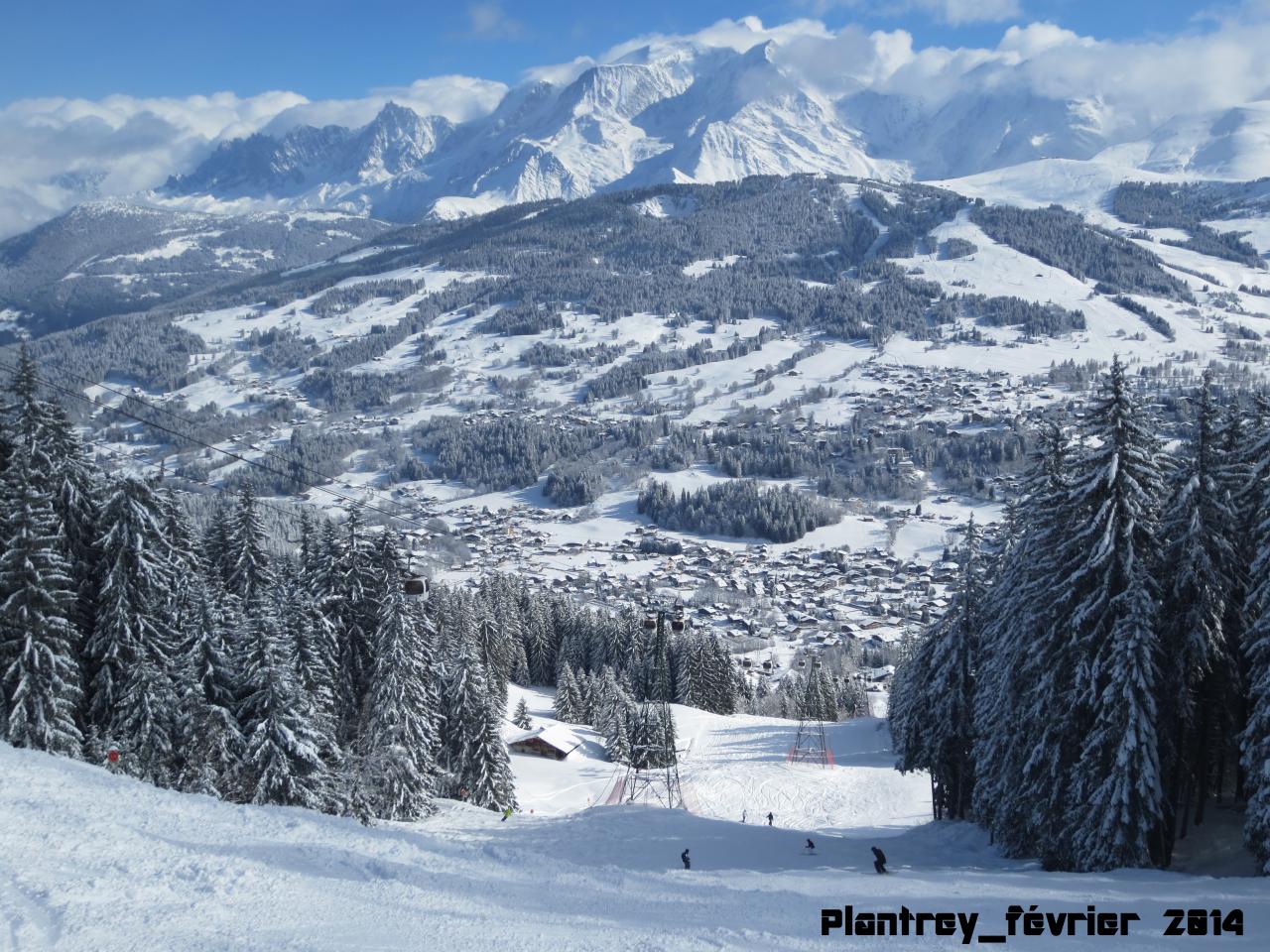 Télécabine du Jaillet, piste rouge Etoile