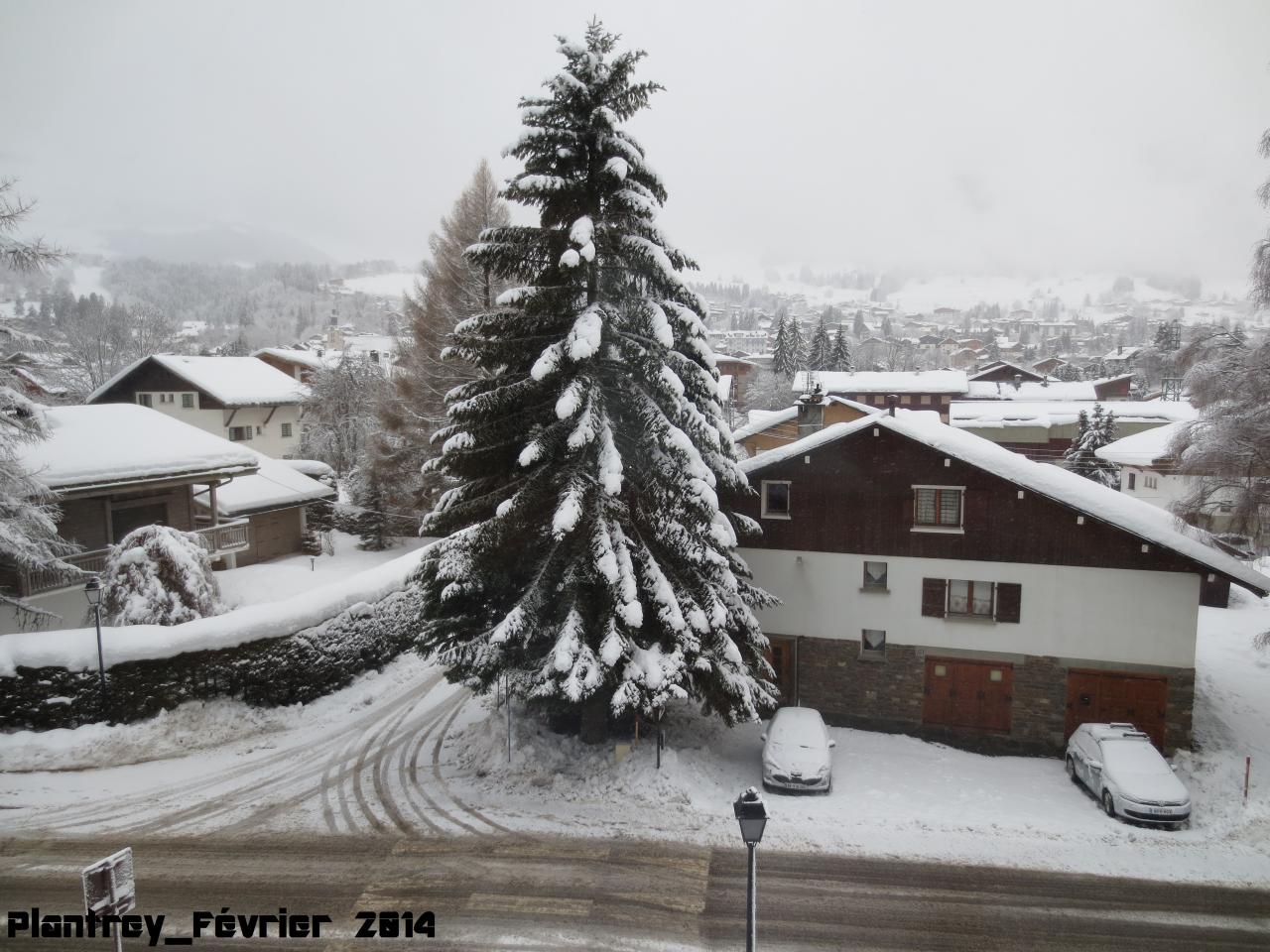 Village de Megève - neige & brouillard